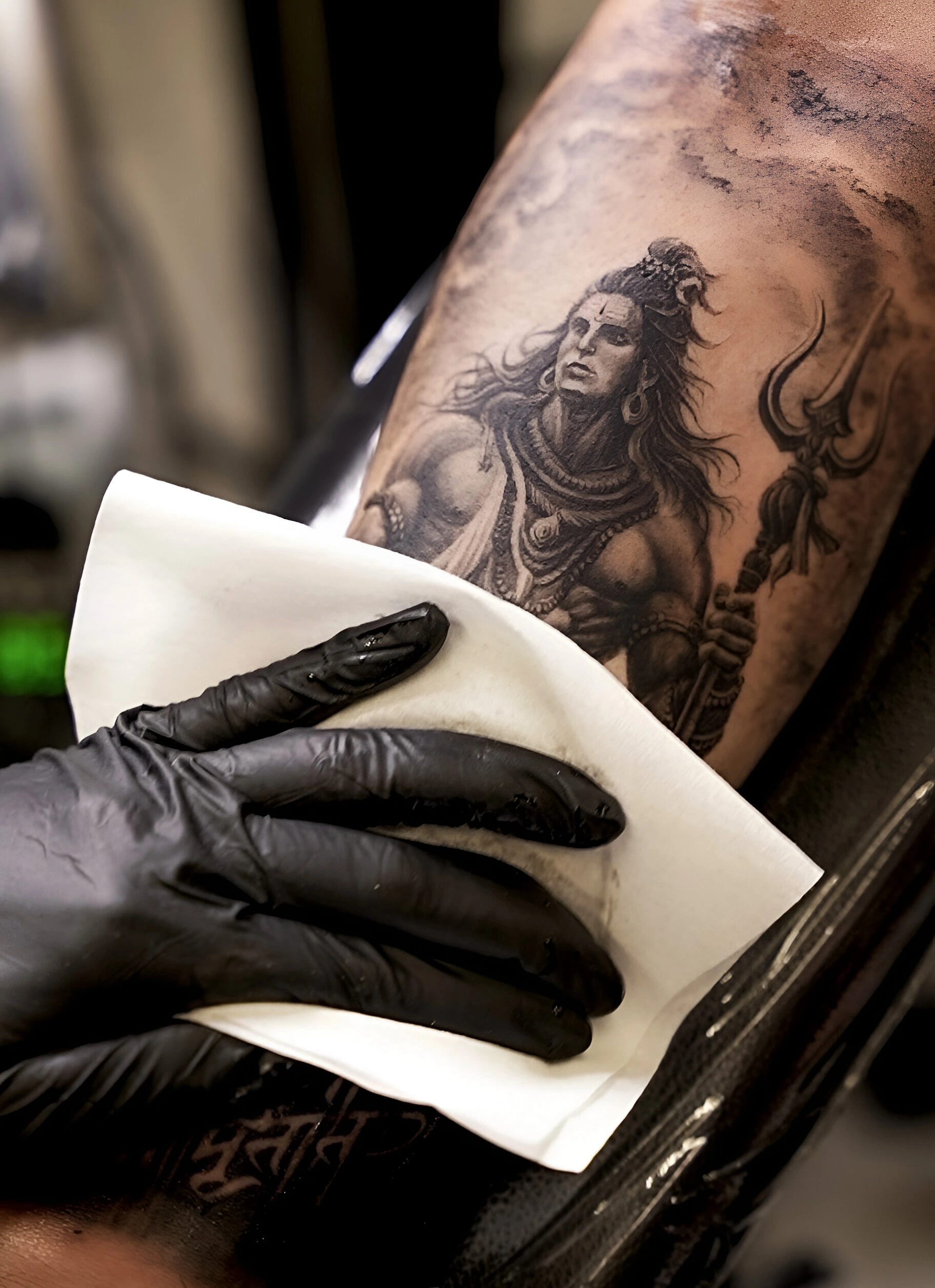 Shiva tattoo designs on hand