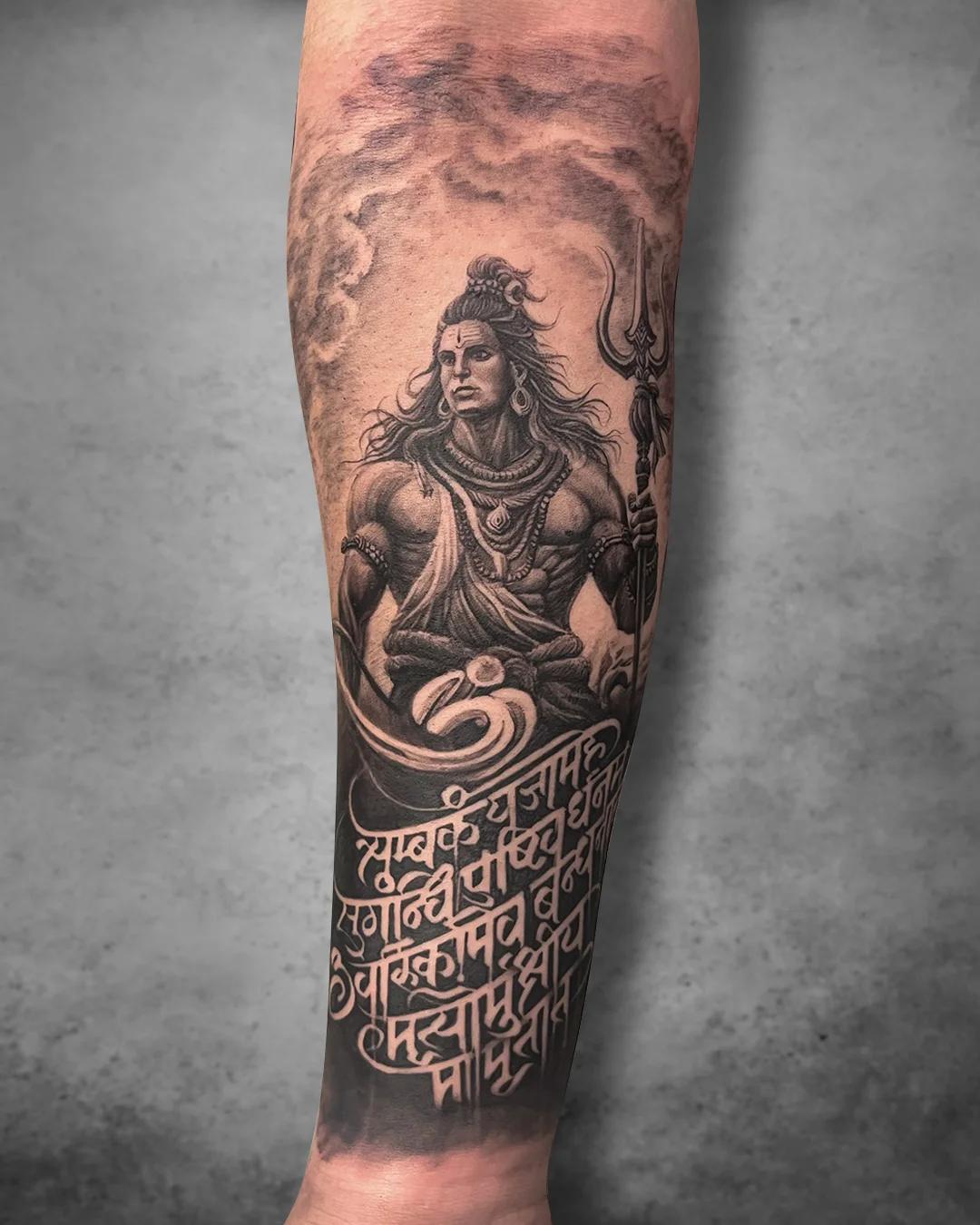 Shiva tattoo designs on hand