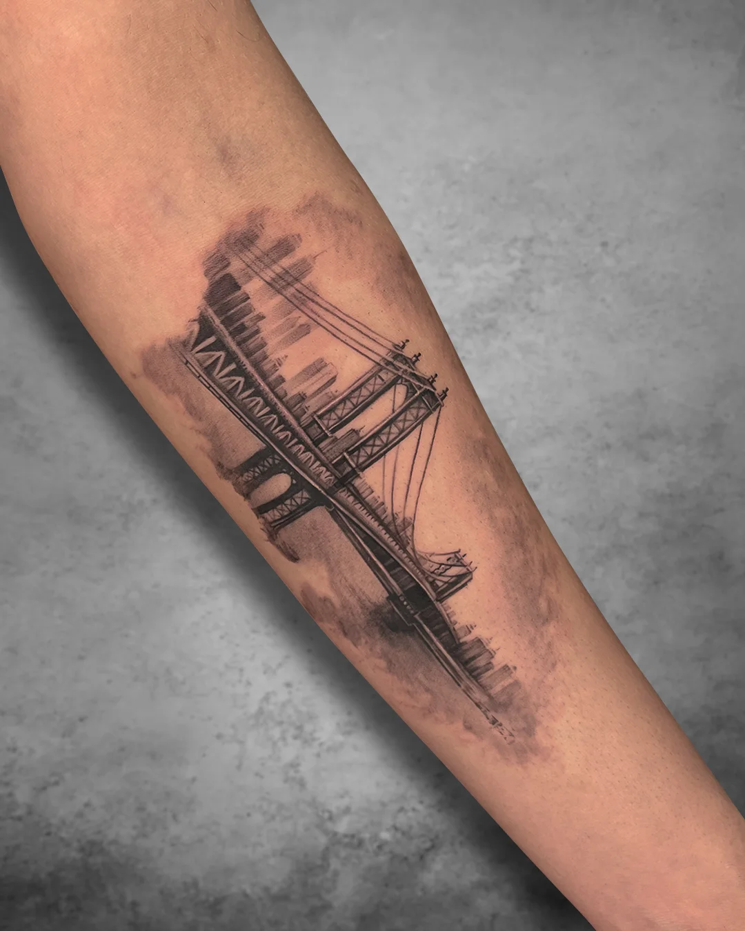 Simple bridge tattoo designs